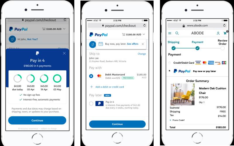 PayPal switches on feefree buy now, pay later service Pay in 4